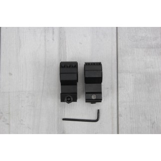 Montageringe 22mm Picatinny 1" / 30mm hohe Ausführung