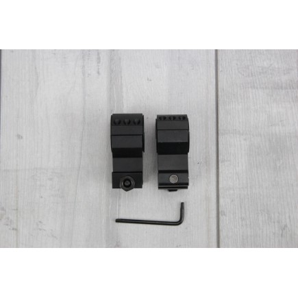 Montageringe 22mm Picatinny 1" / 30mm hohe Ausführung