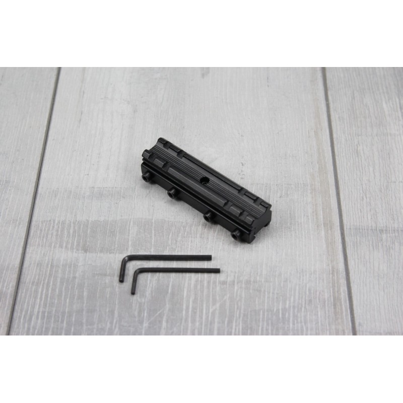Adapter von 11mm Prismenschiene auf Picatinnyschiene