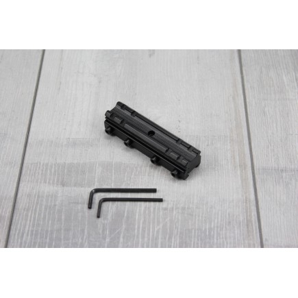 Adapter von 11mm Prismenschiene auf Picatinnyschiene
