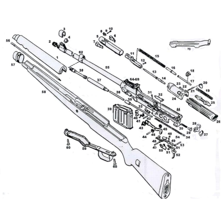 K43/G43 exploded view