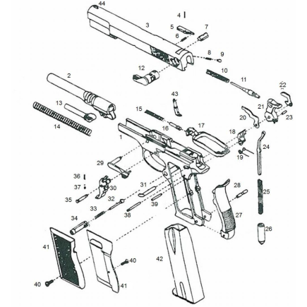 Mauser DA 90 Exploded View